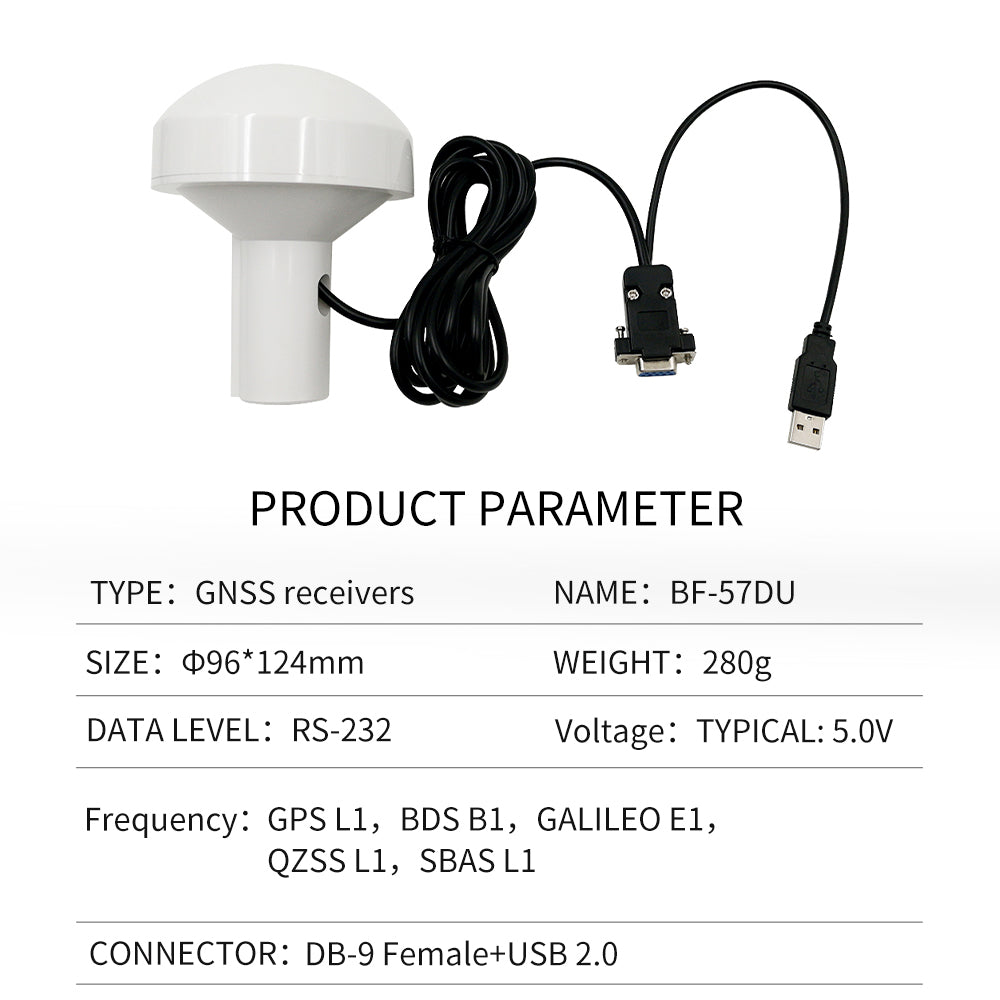 Beitian's new GPS mushroom head receiver ceramic chip AIS navigation timing Beidou GNSS module BF-27D Beitian's new GPS mushroom head receiver ceramic chip AIS navigation timing Beidou GNSS module BF-27D
